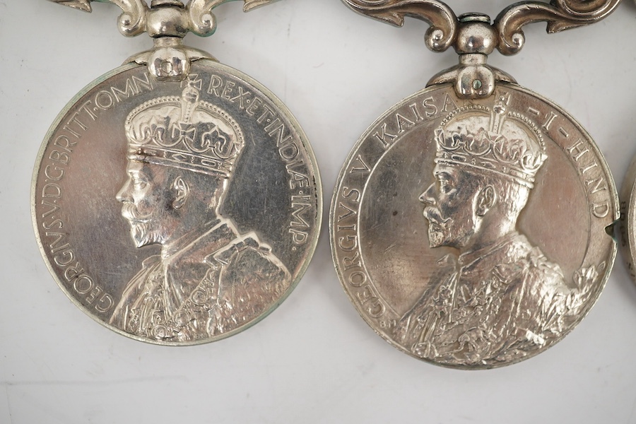 Five George V India General Service Medals